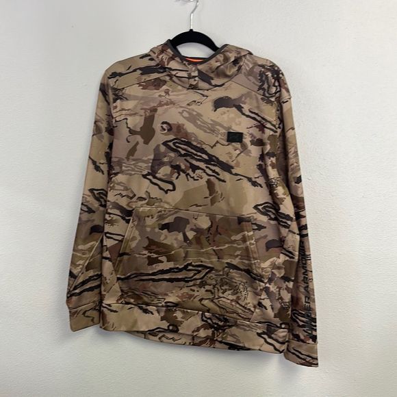 Under Armour Men's UA Storm Thin Fleece Camouflage Hoodie Sweatshirt Size L - Picture 1 of 7
